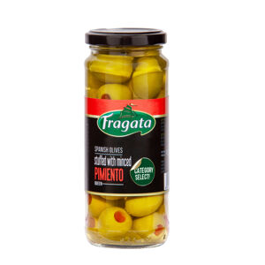 Fragata Zelené olivy Gordal plnené paprikovou náplňou 340 g